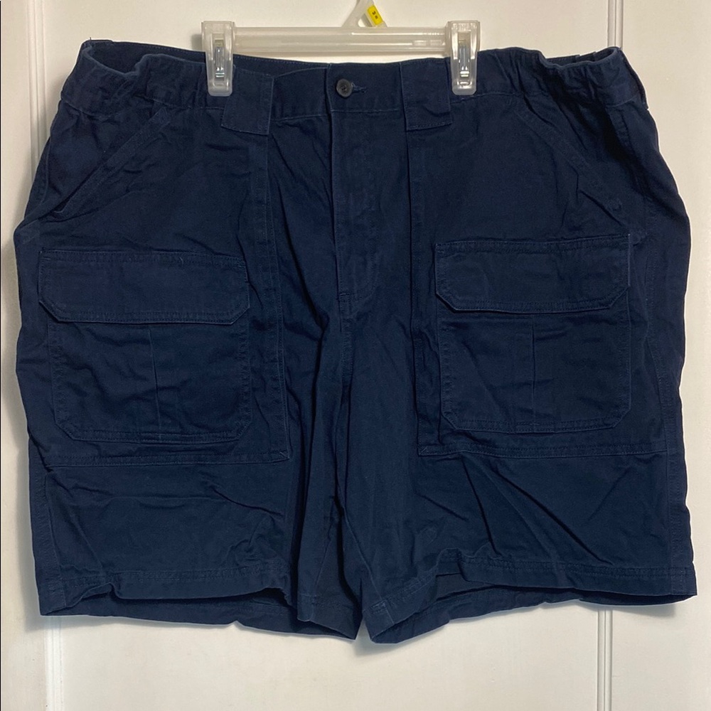 Men's Croft & Barrow Navy Cargo Shorts Size 48